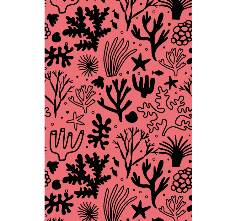 Coral Reef Pattern flowers and plant blind - TenStickers