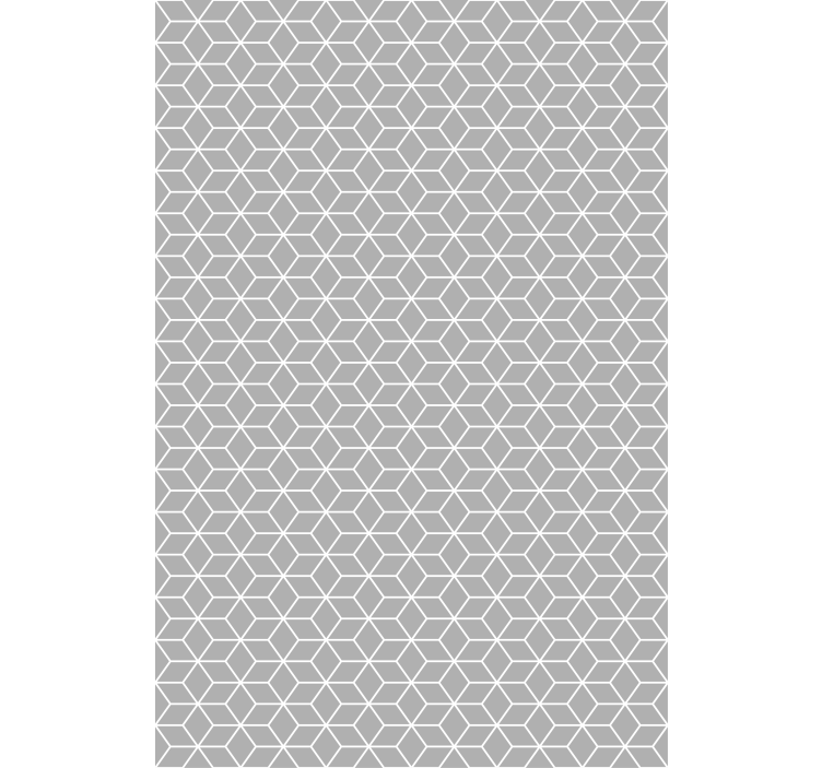 Texture and pattern blind in hexagonal grey - TenStickers