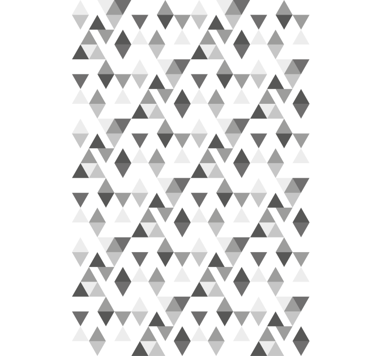 Grey triangle pattern modern blind - TenStickers