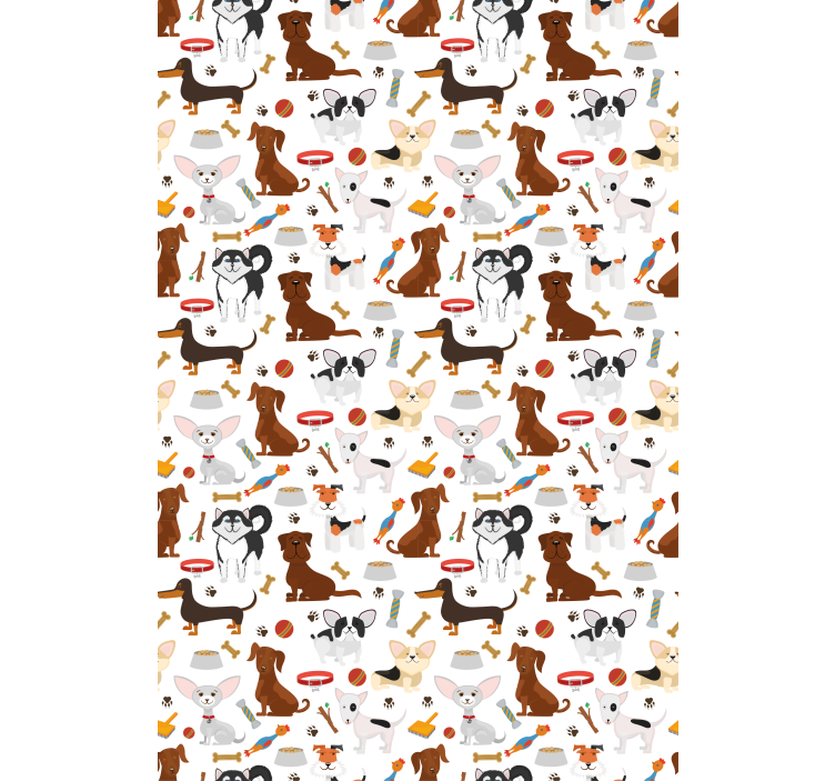 Cute Dog Patterns animal blind - TenStickers