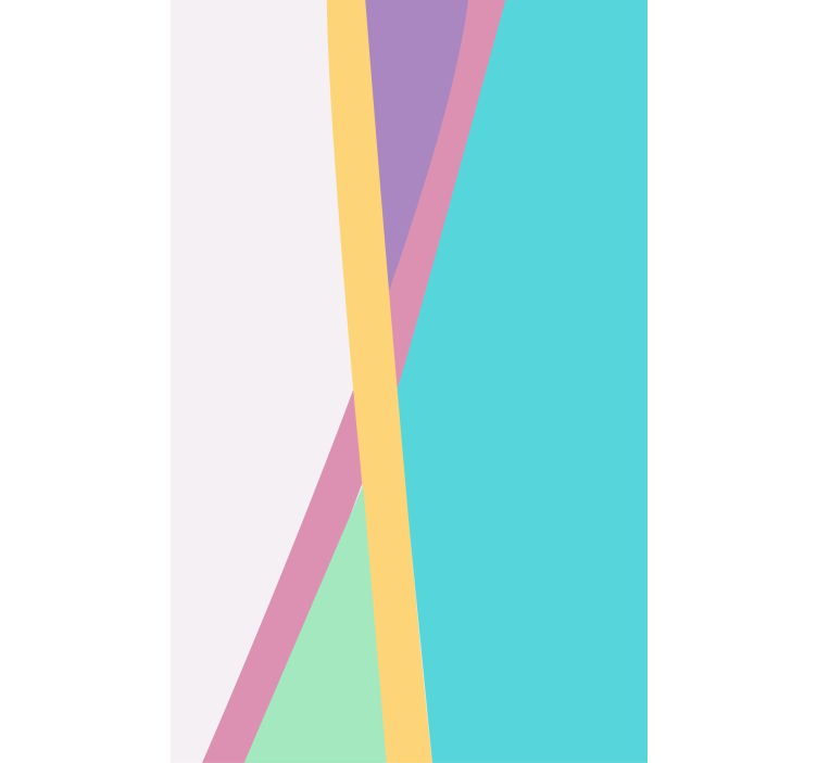 Geometric colorful patterns modern blind - TenStickers