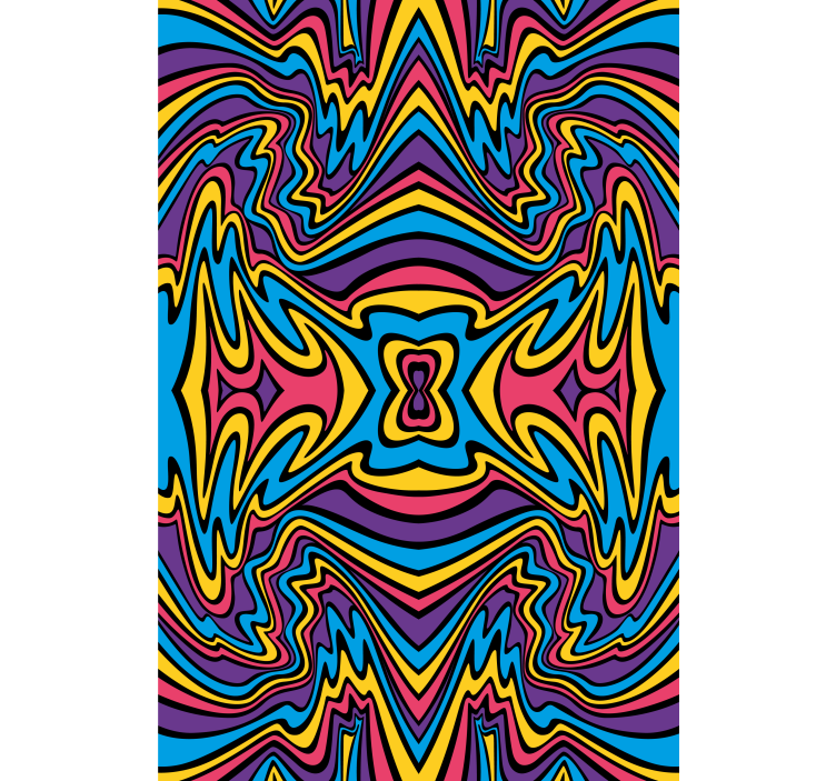 Vibrant abstract swirls other blind - TenStickers