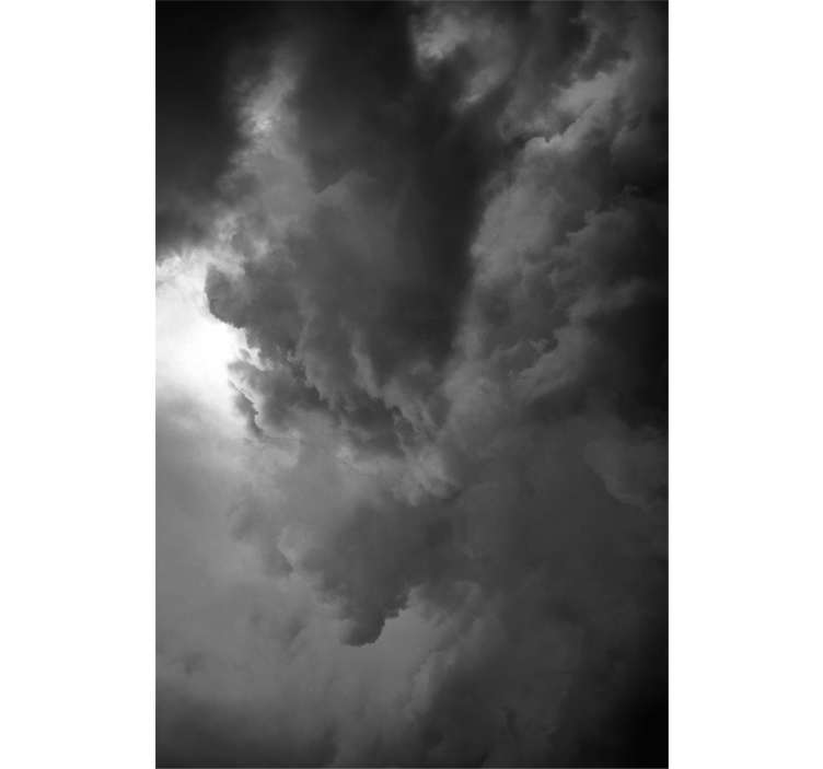 Dramatic storm formation cloud blind - TenStickers