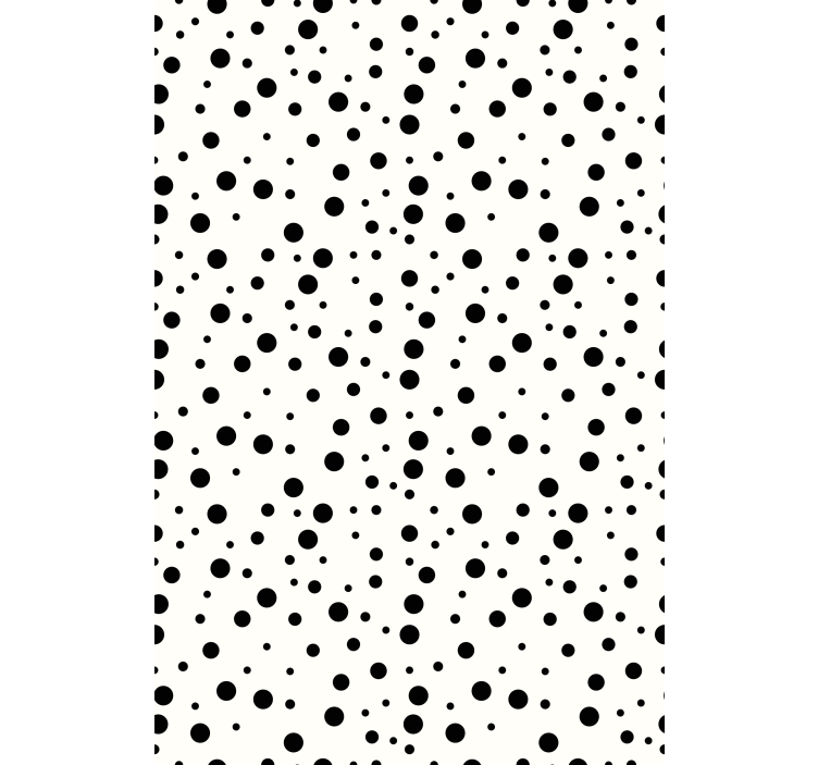 Black polka dots texture and pattern blind - TenStickers