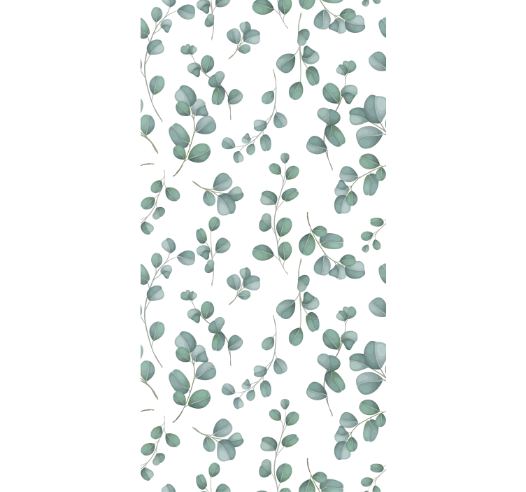 Eucalyptus Leaf Motif living room blind - TenStickers