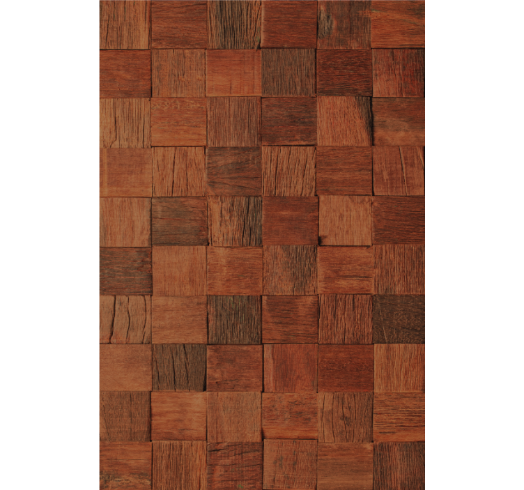 Wooden texture of wood planks Dining room blind - TenStickers