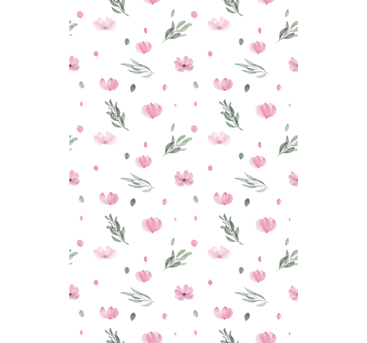 Delicate floral theme kitchen blind - TenStickers