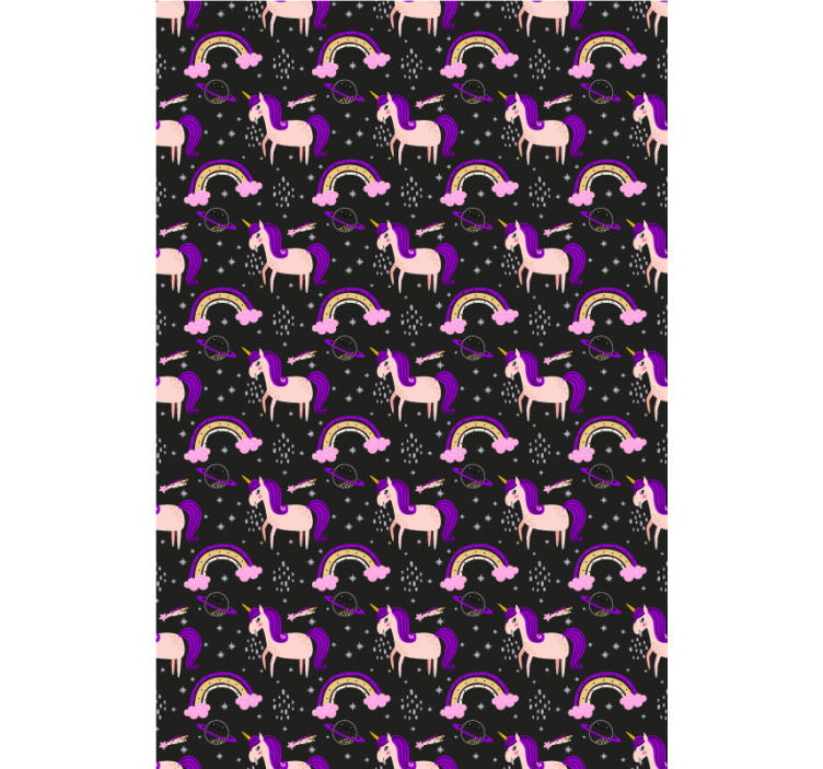 Childrens blind pink unicorns and arches - TenStickers