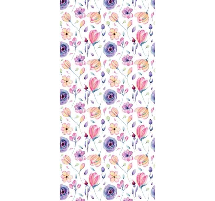 Floral Bouquet Design flowers and plant blind - TenStickers
