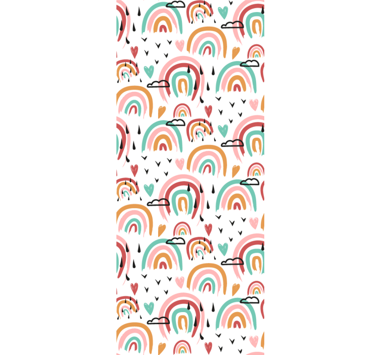 Vibrant rainbow motif childrens blind - TenStickers