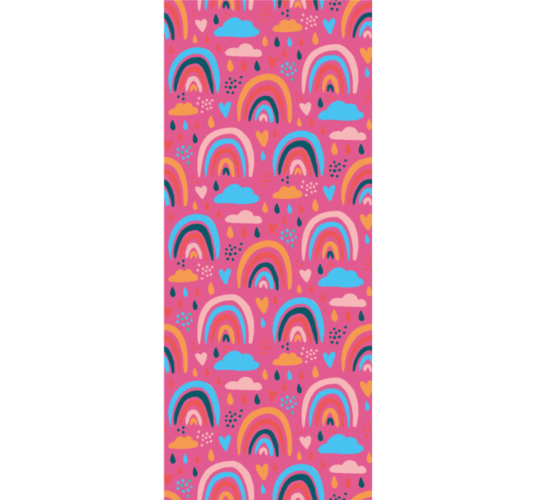 Colorful rainbow pattern childrens blind - TenStickers