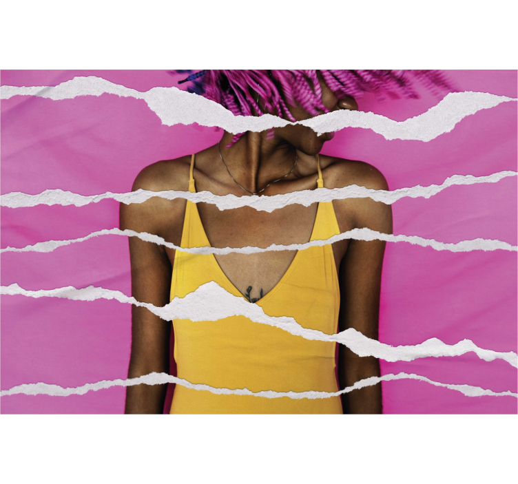 Torn Paper Effect Blind painting - TenStickers