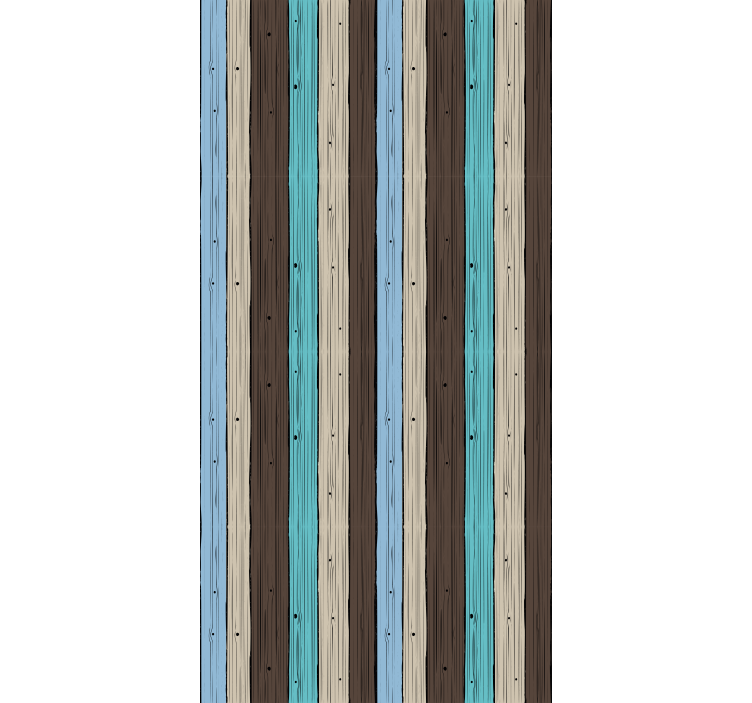 Texture and pattern blind wooden stripe design - TenStickers