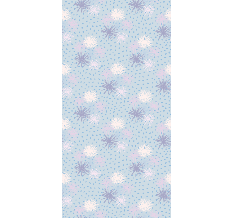Floral Burst Pattern flowers and plant blind - TenStickers
