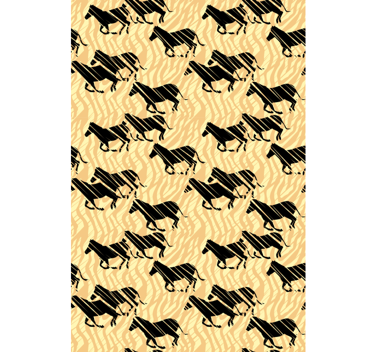 Stylized Horse Pattern animal blind - TenStickers