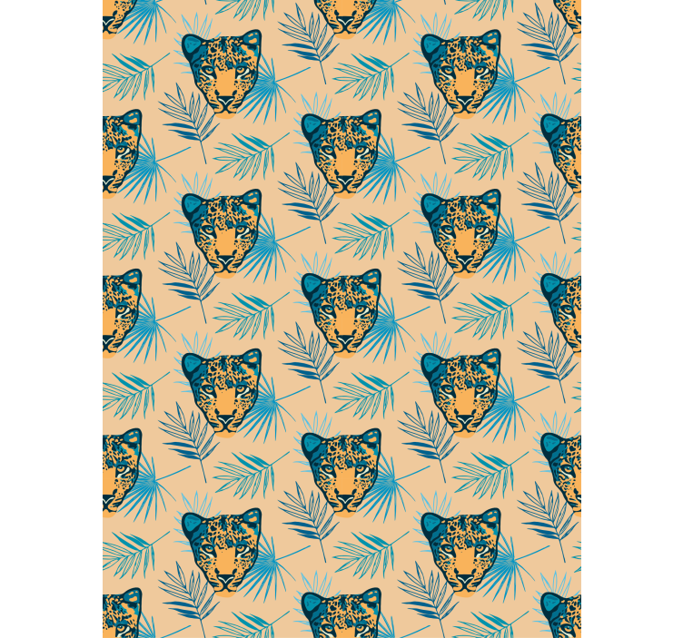 Leopard Head Pattern animal blind - TenStickers