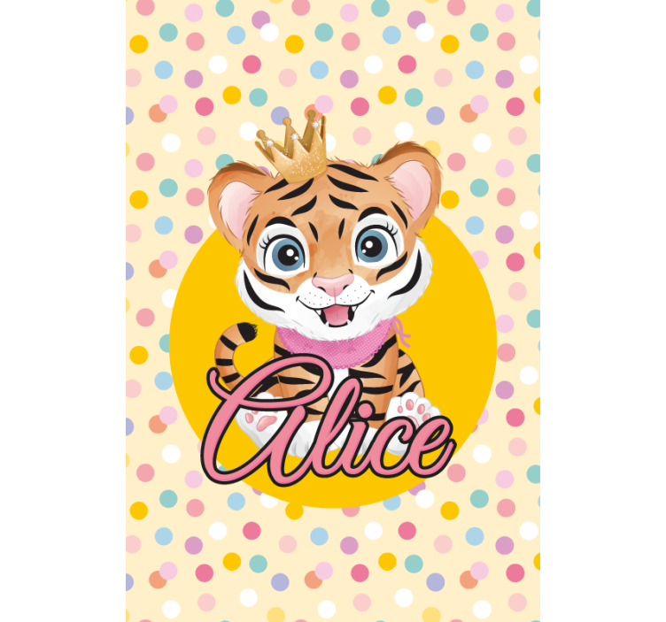 Custom baby tiger childrens blind - TenStickers