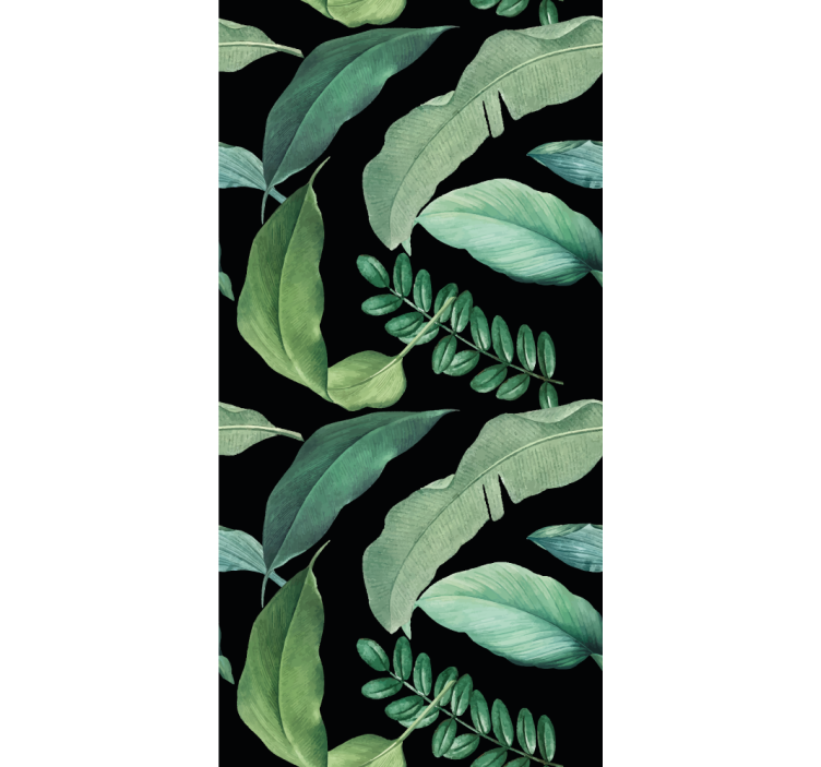 Lush Greenery Design flowers and plant blind - TenStickers