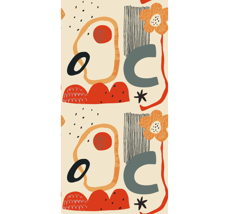 Abstract Floral Composition other blind - TenStickers