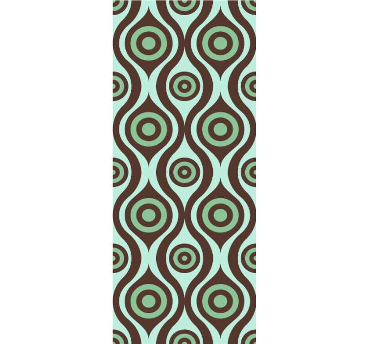 Texture and pattern blind concentric circular design - TenStickers