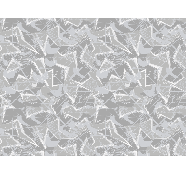 Geometric Grey Patterns texture and pattern blind - TenStickers