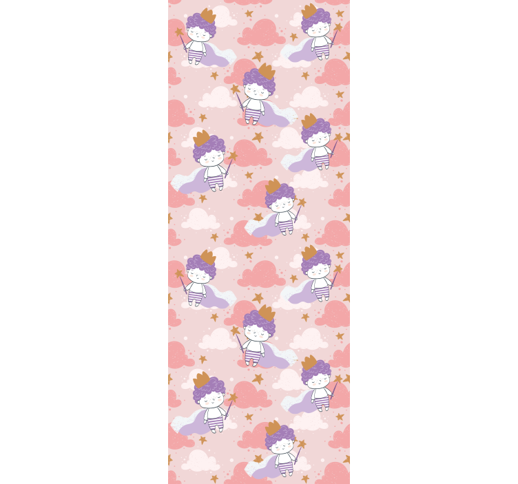 Cuddly princesses and clouds childrens blind - TenStickers