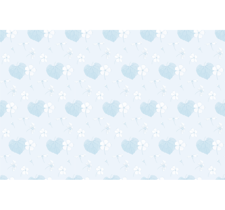 Delicate Floral Hearts flowers and plant blind - TenStickers