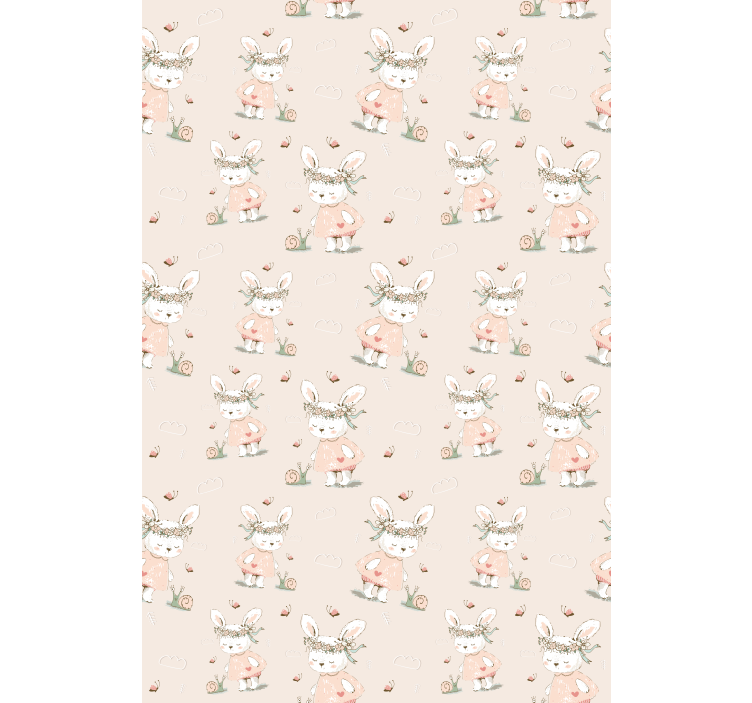 Cute Bunny Characters animal blind - TenStickers