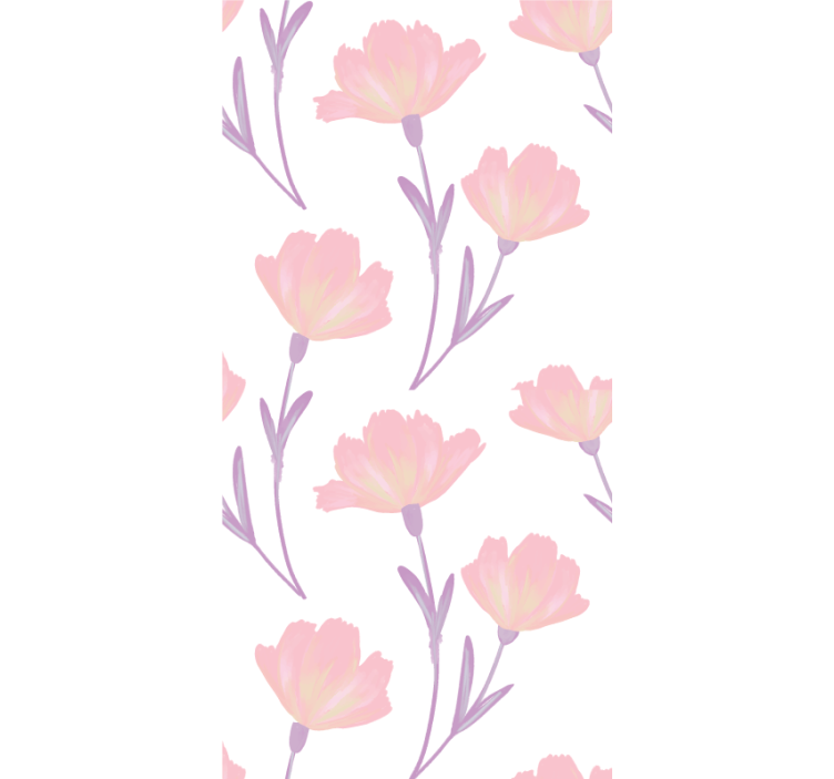 Soft Bloom Theme flower blind - TenStickers