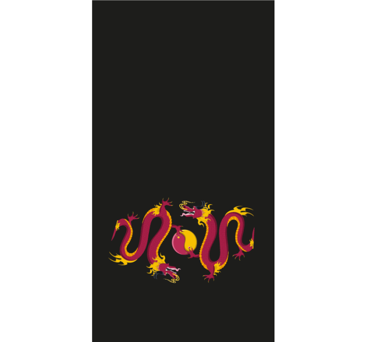 Majestic dragon design animal roller blind - TenStickers