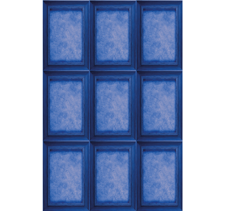 Elegant blue panels texture and pattern blind - TenStickers