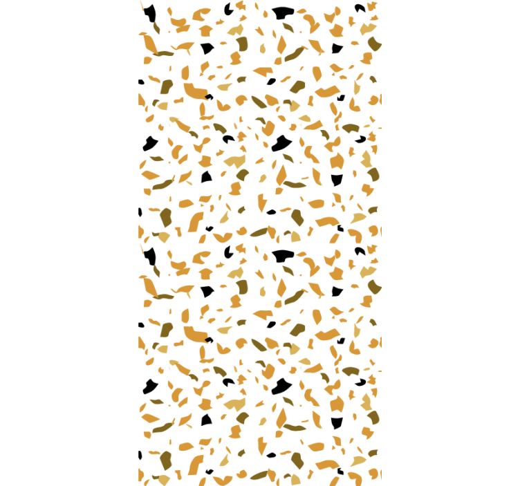 Brown and beige terrazzo texture and pattern blind - TenStickers