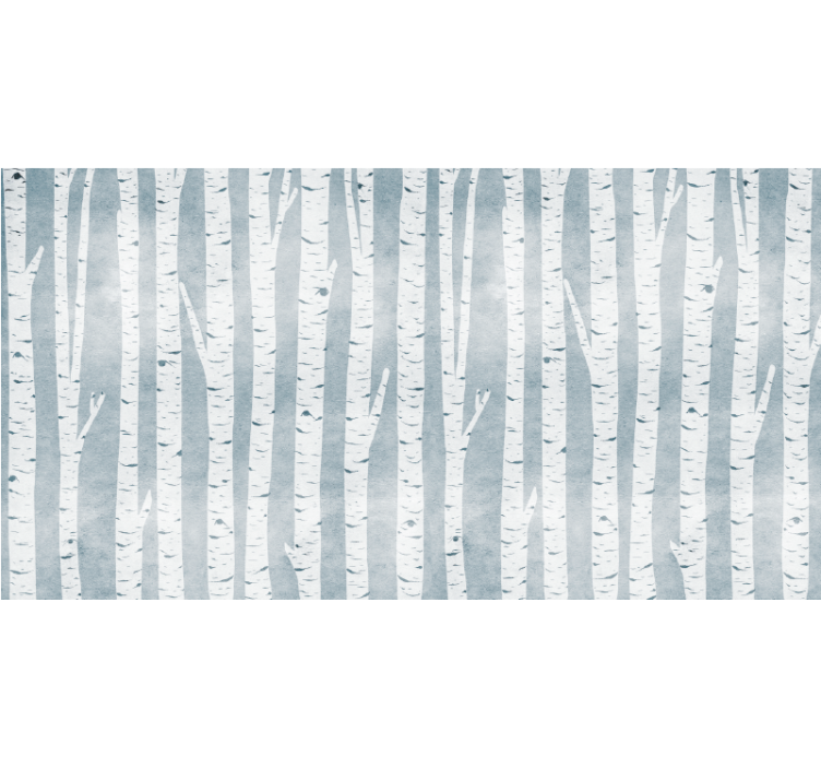 Birch grey pattern tree roller blind - TenStickers