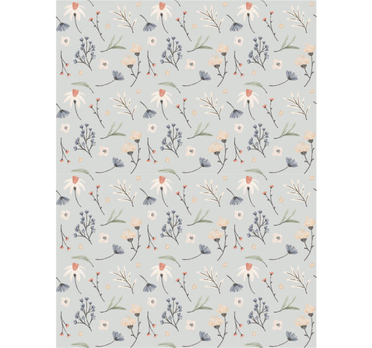 Delicate elements flower blind - TenStickers