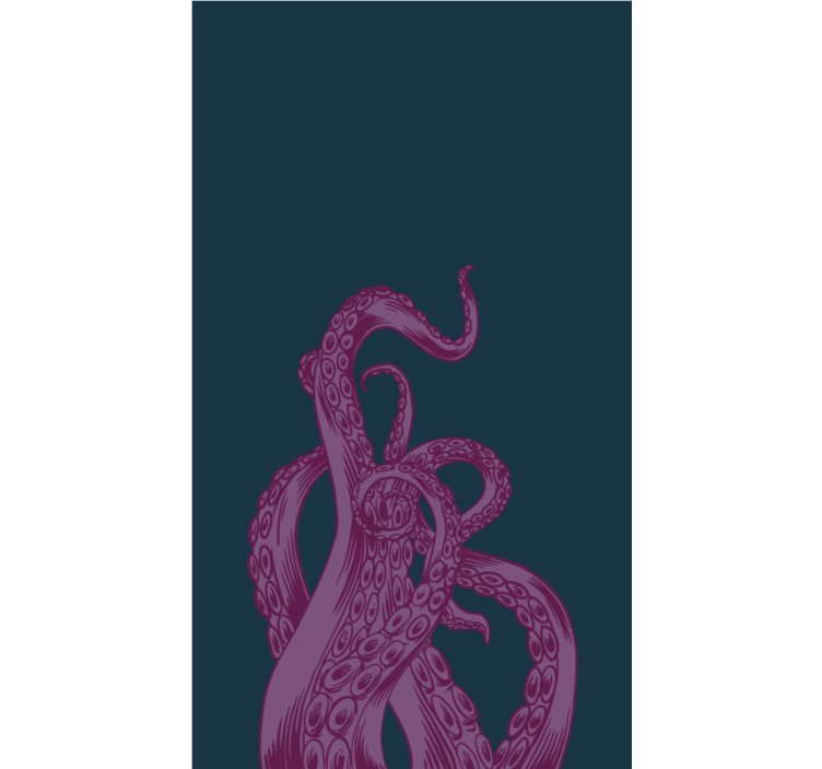 Octopus Tentacles Design animal roller blind - TenStickers
