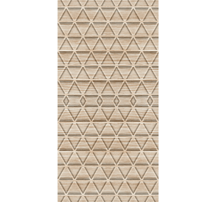 Wood textured Bathroom blind - TenStickers
