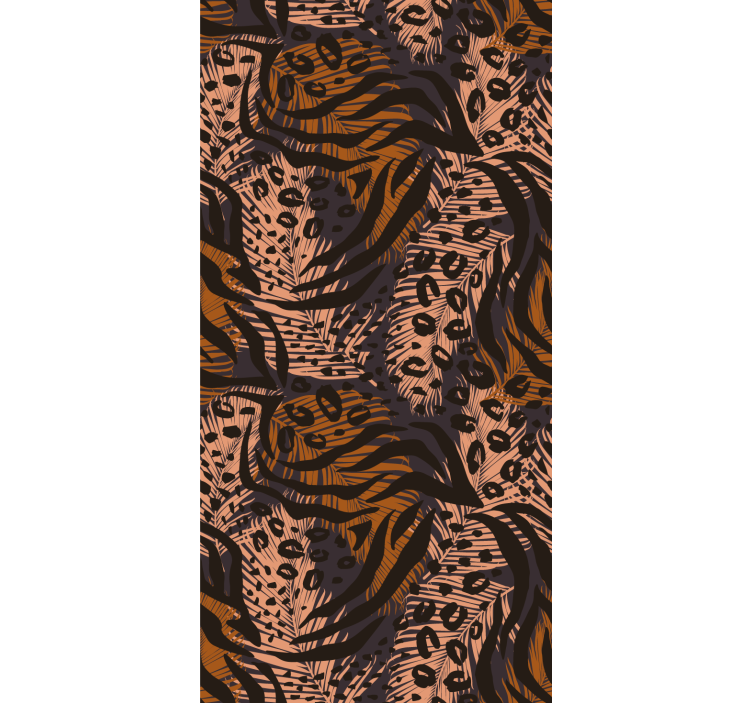 Patterned Jungle Theme animal roller blind - TenStickers