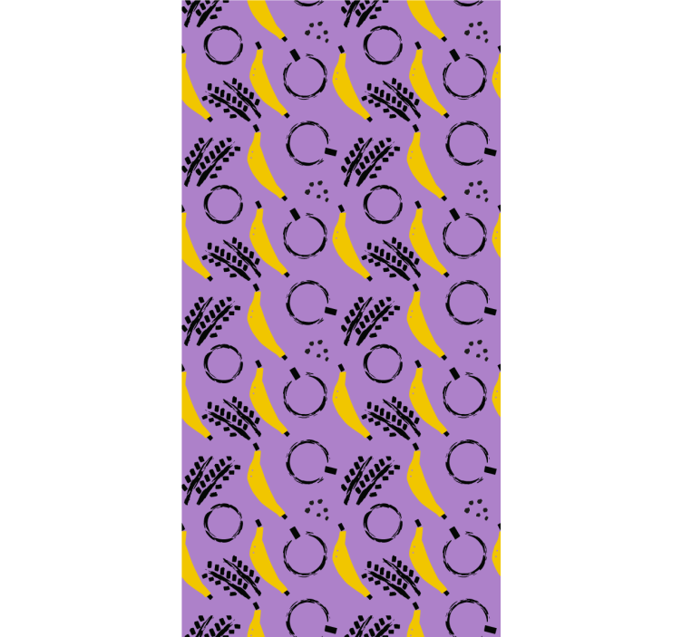 Banana Pattern Design fruit and vegetable blind - TenStickers