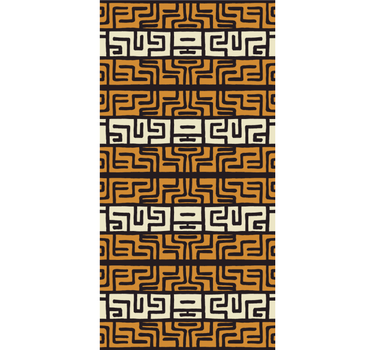 Geometric Arrangement Blend texture and pattern blind - TenStickers