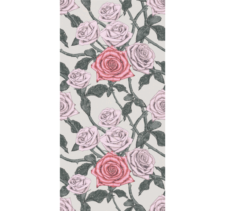 Elegant Rose Arrangement flowers and plant blind - TenStickers