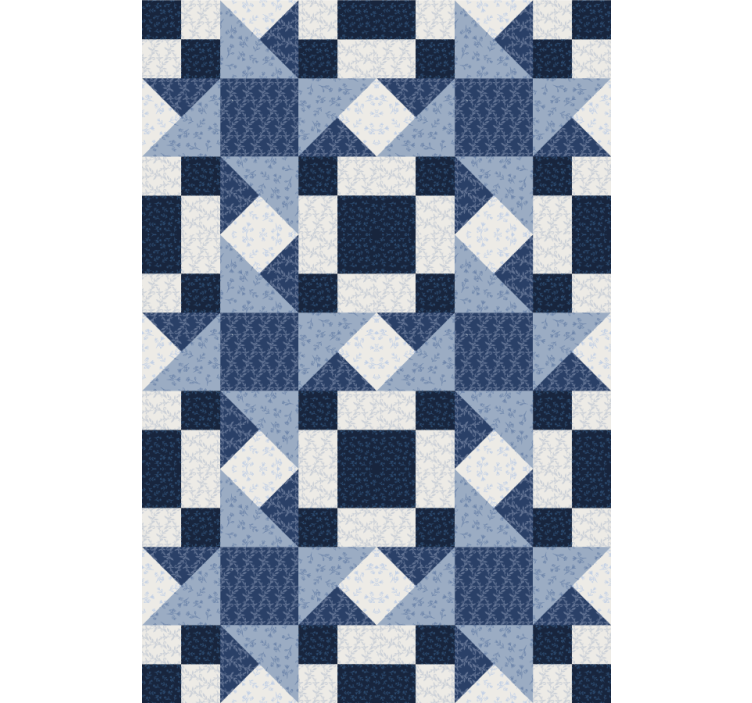 Patchwork Geometric Patterns texture and pattern blind - TenStickers