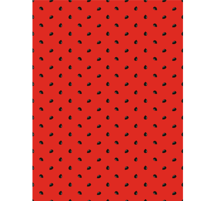 Red Strawberry Pattern fruit and vegetable blind - TenStickers