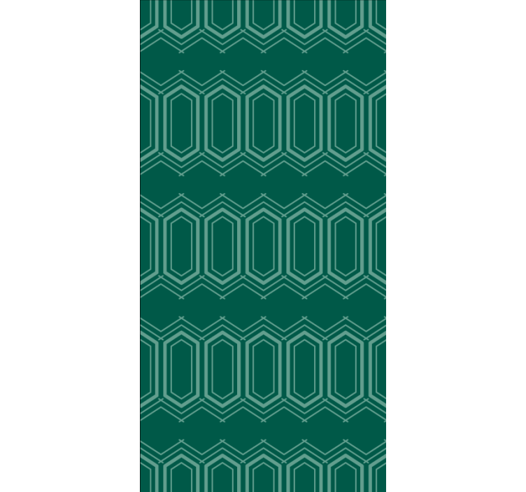 Texture and pattern blind green geometric design - TenStickers