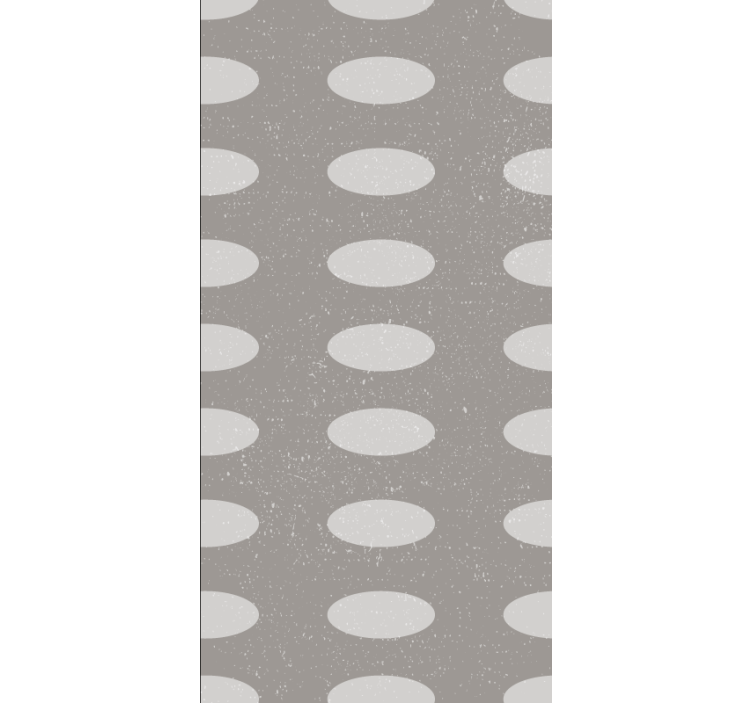 Texture and pattern blind with oval design elements - TenStickers