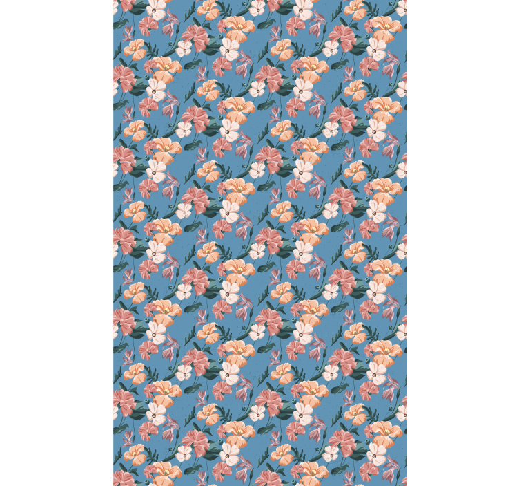 Floral Pattern Delight flowers and plant blind - TenStickers