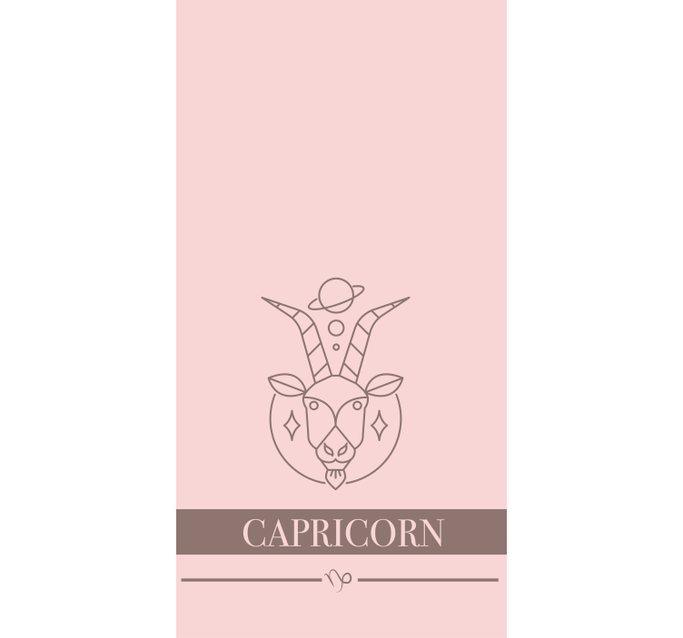 CAPRICORN ASTROLOGICAL SYMBOL customised blind - TenStickers