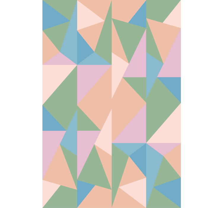 Abstract Soft Tones Figures modern blind - TenStickers