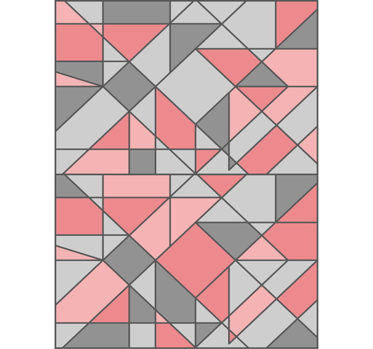 Geometric Shape Arrangement texture and pattern blind - TenStickers