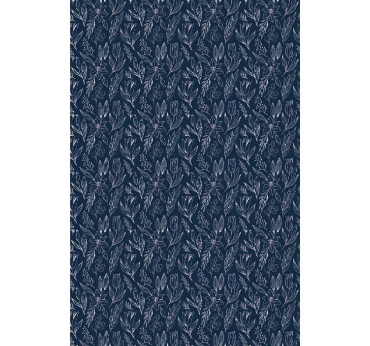 Floral Motif Elegance flowers and plant blind - TenStickers