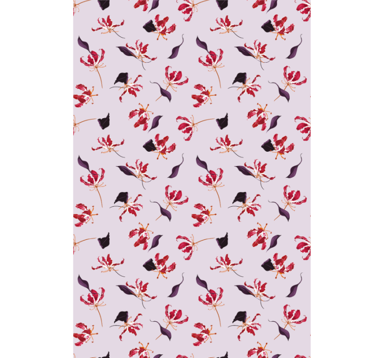 Lush pattern flowers and plant blind - TenStickers